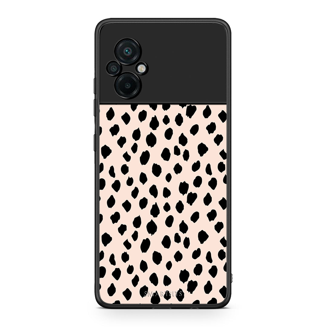Xiaomi Poco M5 / Redmi Note 11E New Polka Dots θήκη από τη Smartfits με σχέδιο στο πίσω μέρος και μαύρο περίβλημα | Smartphone case with colorful back and black bezels by Smartfits
