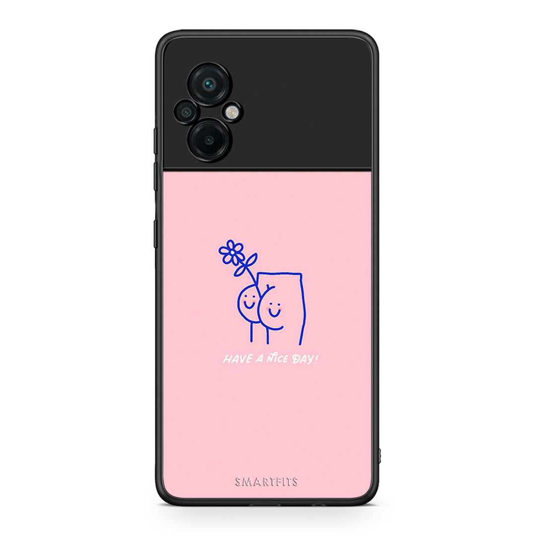 Xiaomi Poco M5 / Redmi Note 11E Nice Day θήκη από τη Smartfits με σχέδιο στο πίσω μέρος και μαύρο περίβλημα | Smartphone case with colorful back and black bezels by Smartfits
