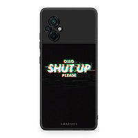 Thumbnail for Xiaomi Poco M5 / Redmi Note 11E OMG ShutUp θήκη από τη Smartfits με σχέδιο στο πίσω μέρος και μαύρο περίβλημα | Smartphone case with colorful back and black bezels by Smartfits