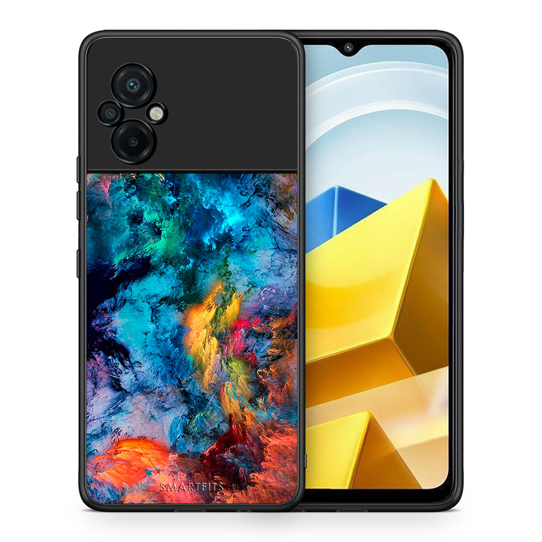 Θήκη Xiaomi Poco M5 / Redmi Note 11E Crayola Paint από τη Smartfits με σχέδιο στο πίσω μέρος και μαύρο περίβλημα | Xiaomi Poco M5 / Redmi Note 11E Crayola Paint case with colorful back and black bezels