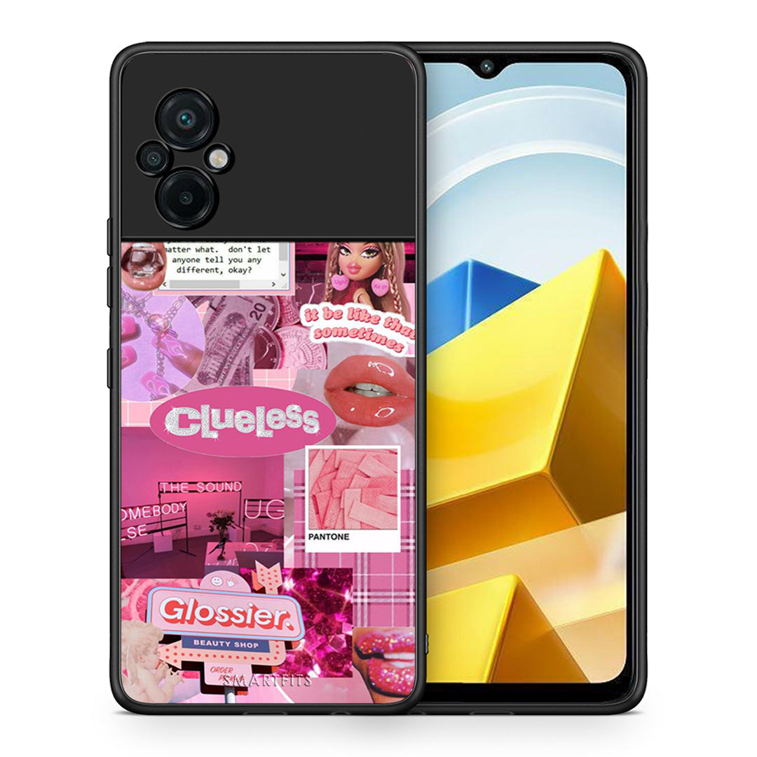 Θήκη Αγίου Βαλεντίνου Xiaomi Poco M5 / Redmi Note 11E Pink Love από τη Smartfits με σχέδιο στο πίσω μέρος και μαύρο περίβλημα | Xiaomi Poco M5 / Redmi Note 11E Pink Love case with colorful back and black bezels