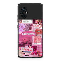 Thumbnail for Xiaomi Poco M5 / Redmi Note 11E Pink Love Θήκη Αγίου Βαλεντίνου από τη Smartfits με σχέδιο στο πίσω μέρος και μαύρο περίβλημα | Smartphone case with colorful back and black bezels by Smartfits