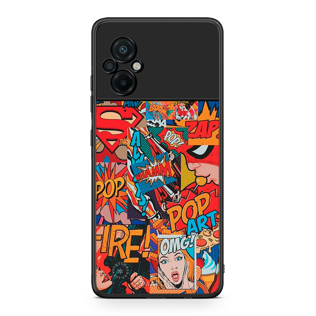 Xiaomi Poco M5 / Redmi Note 11E PopArt OMG θήκη από τη Smartfits με σχέδιο στο πίσω μέρος και μαύρο περίβλημα | Smartphone case with colorful back and black bezels by Smartfits