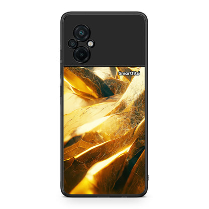 Xiaomi Poco M5 / Redmi Note 11E Real Gold θήκη από τη Smartfits με σχέδιο στο πίσω μέρος και μαύρο περίβλημα | Smartphone case with colorful back and black bezels by Smartfits