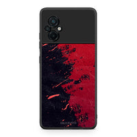Thumbnail for Xiaomi Poco M5 / Redmi Note 11E Red Paint Θήκη Αγίου Βαλεντίνου από τη Smartfits με σχέδιο στο πίσω μέρος και μαύρο περίβλημα | Smartphone case with colorful back and black bezels by Smartfits