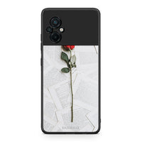 Thumbnail for Xiaomi Poco M5 / Redmi Note 11E Red Rose θήκη από τη Smartfits με σχέδιο στο πίσω μέρος και μαύρο περίβλημα | Smartphone case with colorful back and black bezels by Smartfits