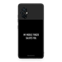 Thumbnail for Xiaomi Poco M5 / Redmi Note 11E Salute θήκη από τη Smartfits με σχέδιο στο πίσω μέρος και μαύρο περίβλημα | Smartphone case with colorful back and black bezels by Smartfits