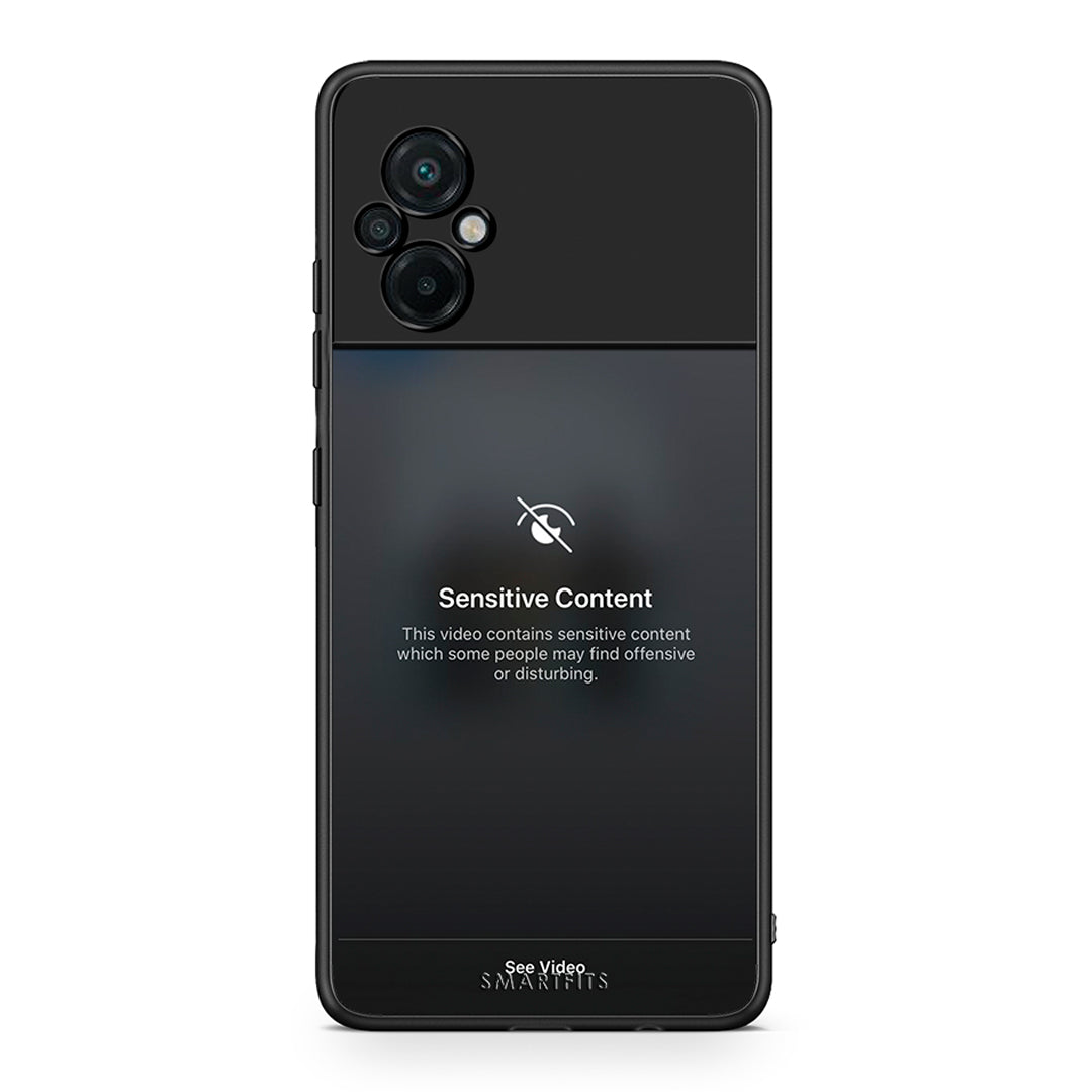 Xiaomi Poco M5 / Redmi Note 11E Sensitive Content θήκη από τη Smartfits με σχέδιο στο πίσω μέρος και μαύρο περίβλημα | Smartphone case with colorful back and black bezels by Smartfits