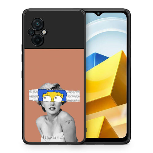 Θήκη Xiaomi Poco M5 / Redmi Note 11E Sim Merilyn από τη Smartfits με σχέδιο στο πίσω μέρος και μαύρο περίβλημα | Xiaomi Poco M5 / Redmi Note 11E Sim Merilyn case with colorful back and black bezels