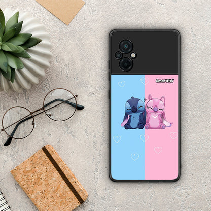 Stitch And Angel - Xiaomi Poco M5 θήκη