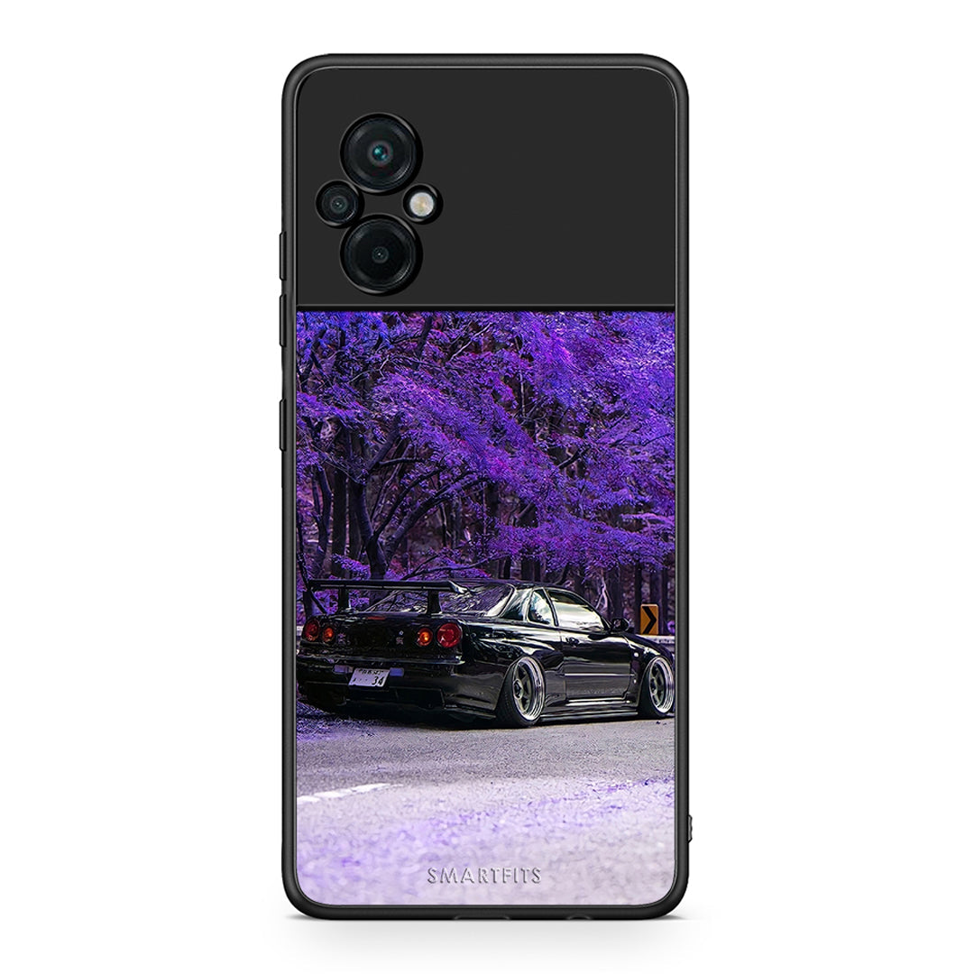 Xiaomi Poco M5 / Redmi Note 11E Super Car Θήκη Αγίου Βαλεντίνου από τη Smartfits με σχέδιο στο πίσω μέρος και μαύρο περίβλημα | Smartphone case with colorful back and black bezels by Smartfits