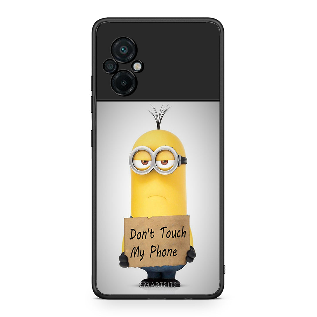 4 - Xiaomi Poco M5 / Redmi Note 11E Minion Text case, cover, bumper