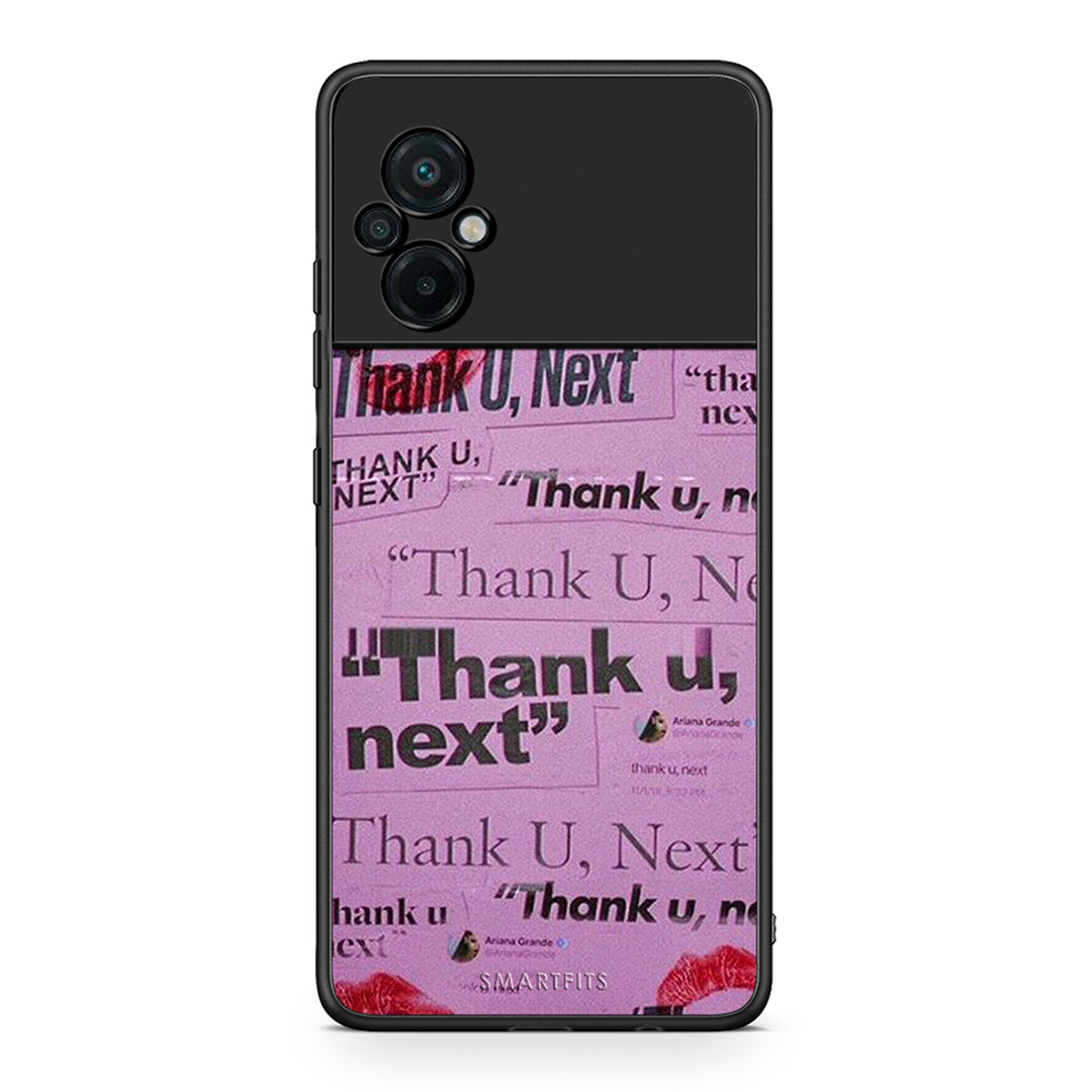 Xiaomi Poco M5 / Redmi Note 11E Thank You Next Θήκη Αγίου Βαλεντίνου από τη Smartfits με σχέδιο στο πίσω μέρος και μαύρο περίβλημα | Smartphone case with colorful back and black bezels by Smartfits