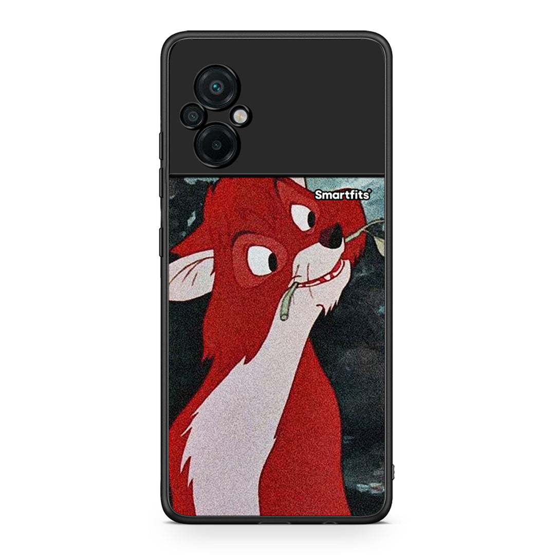Xiaomi Poco M5 / Redmi Note 11E Tod And Vixey Love 1 θήκη από τη Smartfits με σχέδιο στο πίσω μέρος και μαύρο περίβλημα | Smartphone case with colorful back and black bezels by Smartfits