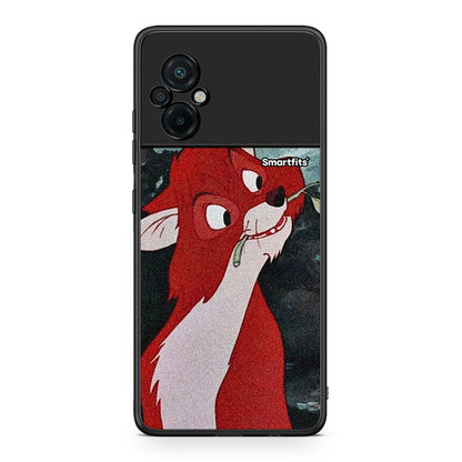 Xiaomi Poco M5 / Redmi Note 11E Tod And Vixey Love 1 θήκη από τη Smartfits με σχέδιο στο πίσω μέρος και μαύρο περίβλημα | Smartphone case with colorful back and black bezels by Smartfits