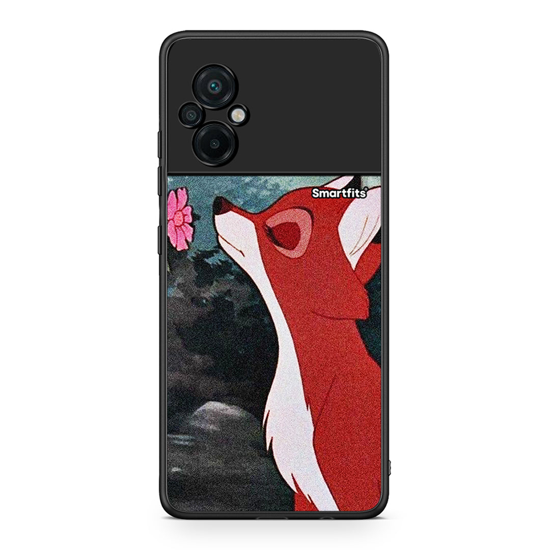 Xiaomi Poco M5 / Redmi Note 11E Tod And Vixey Love 2 θήκη από τη Smartfits με σχέδιο στο πίσω μέρος και μαύρο περίβλημα | Smartphone case with colorful back and black bezels by Smartfits