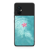 Thumbnail for Xiaomi Poco M5 / Redmi Note 11E Water Flower Θήκη από τη Smartfits με σχέδιο στο πίσω μέρος και μαύρο περίβλημα | Smartphone case with colorful back and black bezels by Smartfits