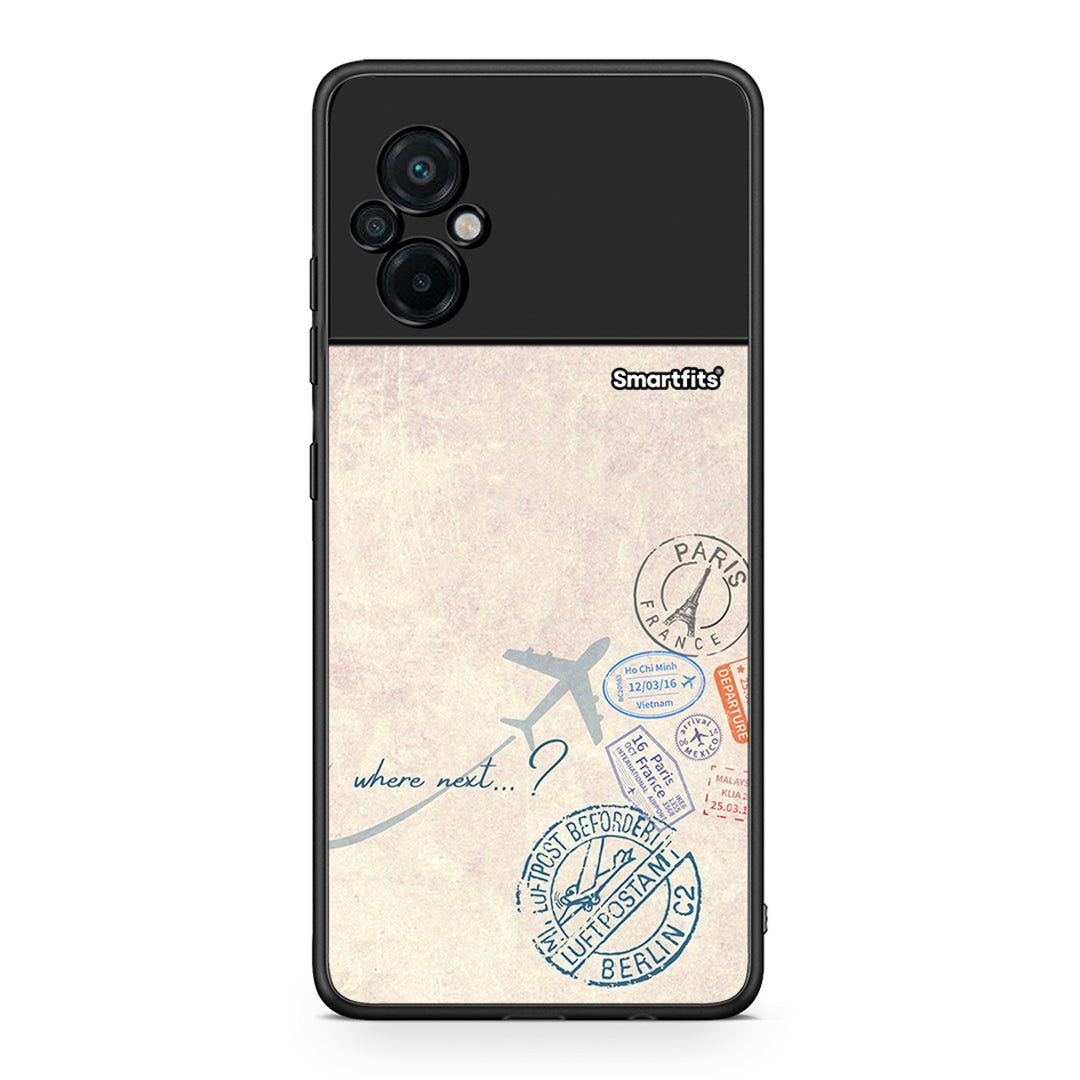 Xiaomi Poco M5 / Redmi Note 11E Where Next θήκη από τη Smartfits με σχέδιο στο πίσω μέρος και μαύρο περίβλημα | Smartphone case with colorful back and black bezels by Smartfits