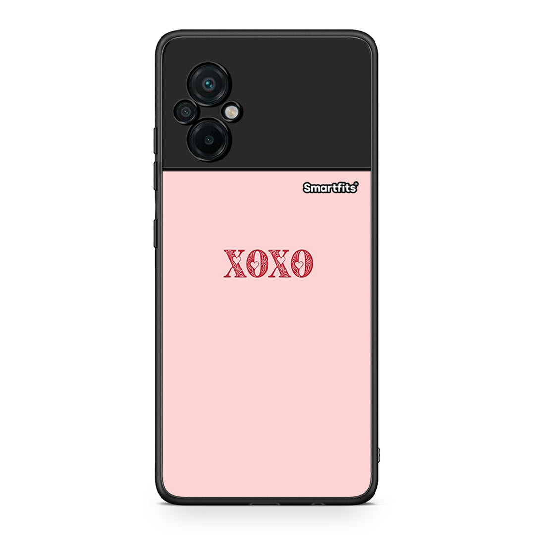 Xiaomi Poco M5 / Redmi Note 11E XOXO Love θήκη από τη Smartfits με σχέδιο στο πίσω μέρος και μαύρο περίβλημα | Smartphone case with colorful back and black bezels by Smartfits