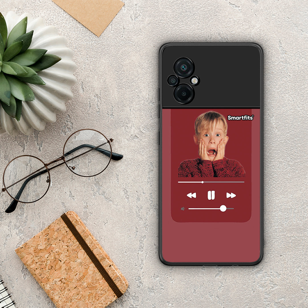 Xmas Alone Music - Xiaomi Poco M5 θήκη