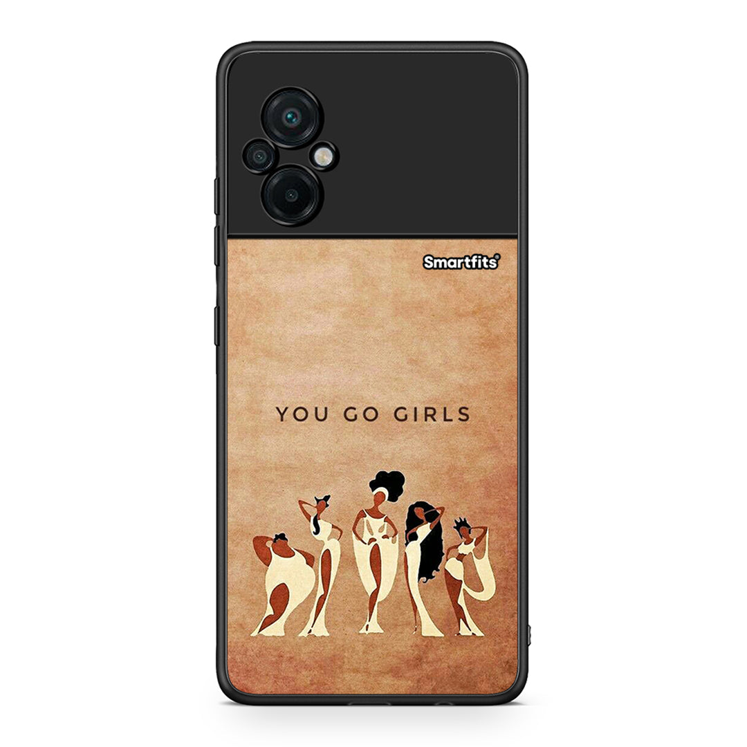Xiaomi Poco M5 / Redmi Note 11E You Go Girl θήκη από τη Smartfits με σχέδιο στο πίσω μέρος και μαύρο περίβλημα | Smartphone case with colorful back and black bezels by Smartfits