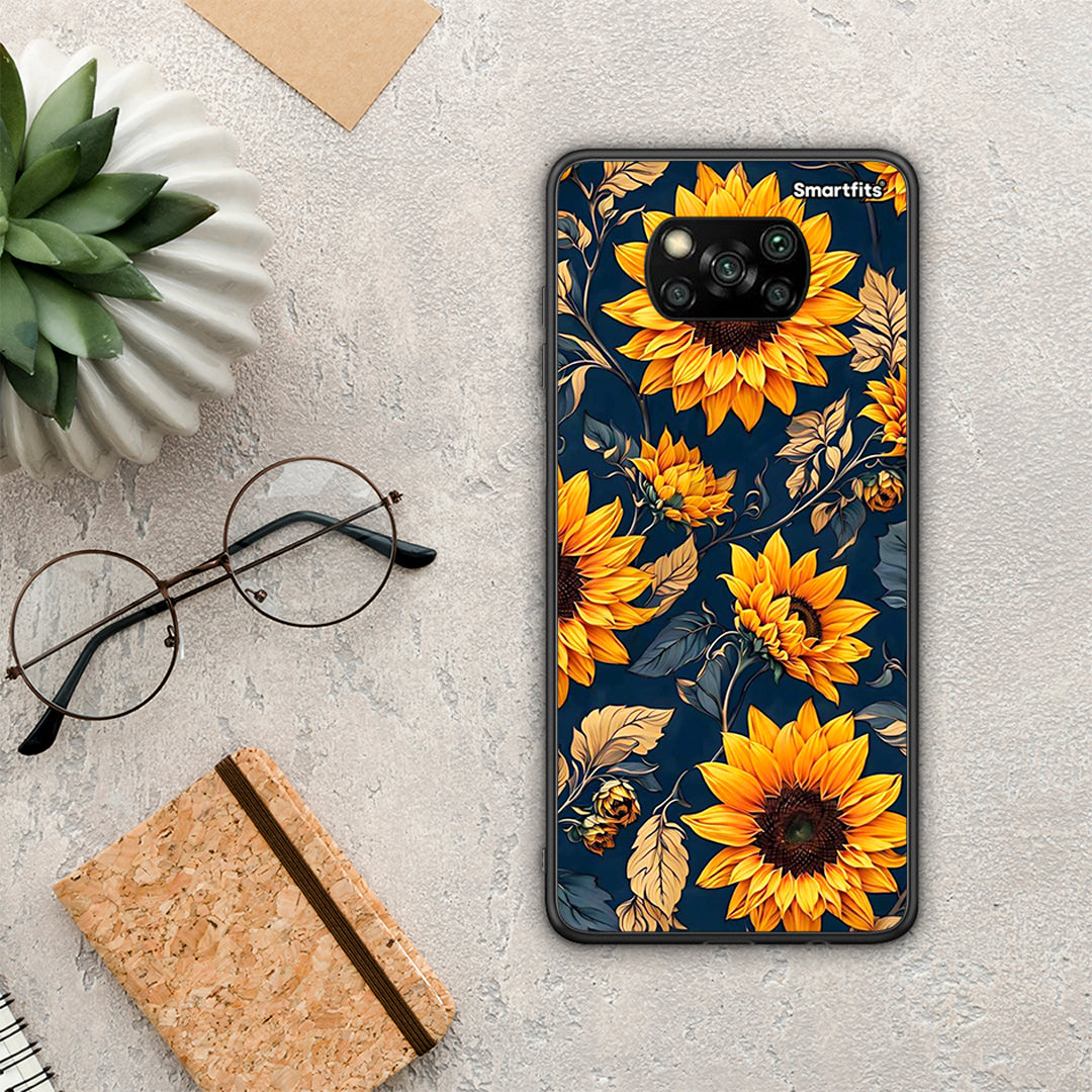 Autumn Sunflowers - Xiaomi Poco X3 / X3 Pro / X3 NFC θήκη