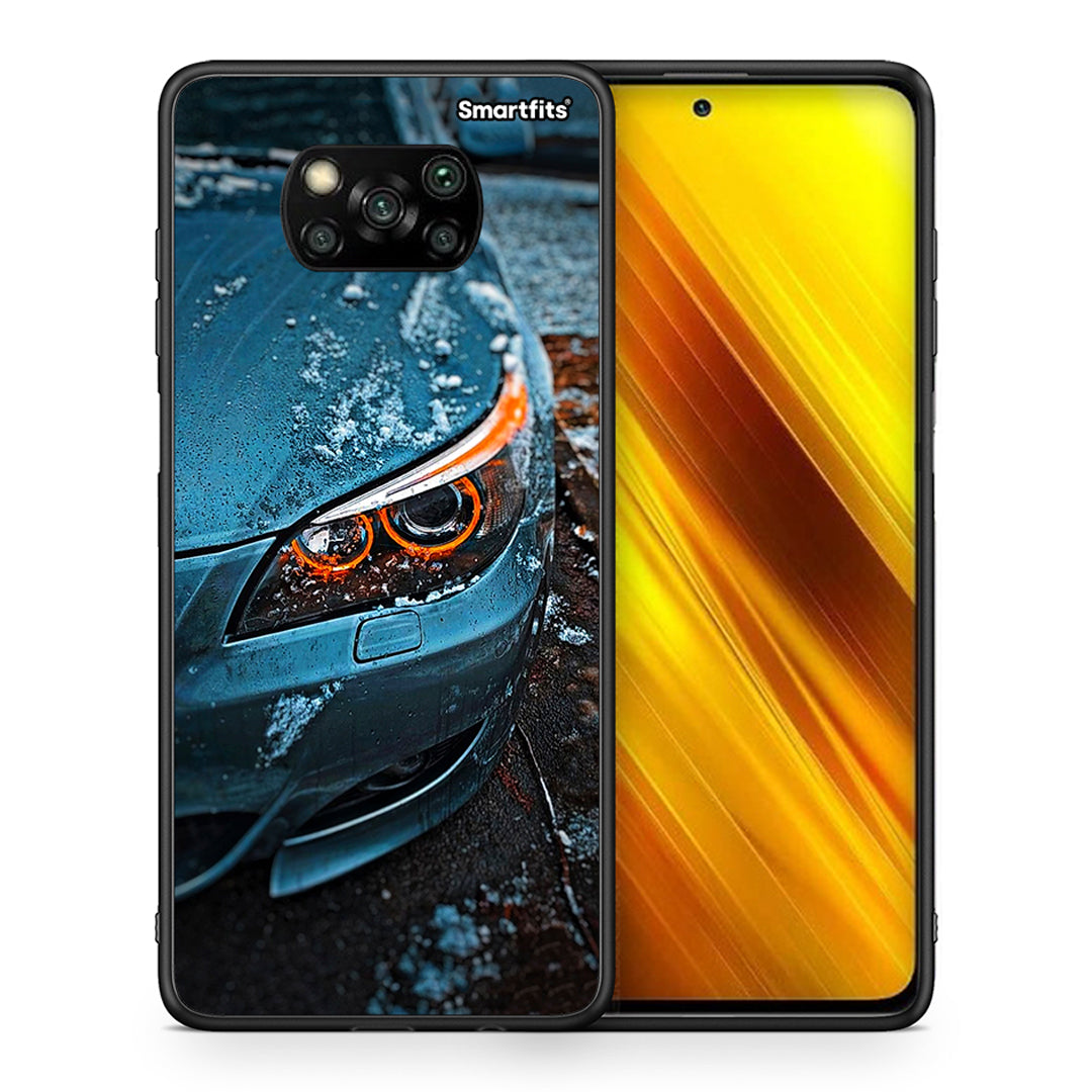 Θήκη Xiaomi Poco X3 Bmw E60 από τη Smartfits με σχέδιο στο πίσω μέρος και μαύρο περίβλημα | Xiaomi Poco X3 Bmw E60 case with colorful back and black bezels