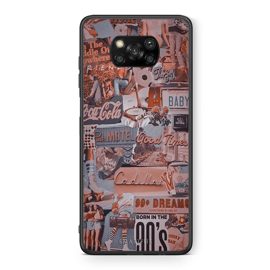 Θήκη Xiaomi Poco X3 Born In 90s από τη Smartfits με σχέδιο στο πίσω μέρος και μαύρο περίβλημα | Xiaomi Poco X3 Born In 90s case with colorful back and black bezels