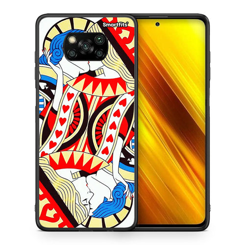 Θήκη Xiaomi Poco X3 Card Love από τη Smartfits με σχέδιο στο πίσω μέρος και μαύρο περίβλημα | Xiaomi Poco X3 Card Love case with colorful back and black bezels