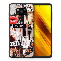 Thumbnail for Θήκη Αγίου Βαλεντίνου Xiaomi Poco X3 Collage Fashion από τη Smartfits με σχέδιο στο πίσω μέρος και μαύρο περίβλημα | Xiaomi Poco X3 Collage Fashion case with colorful back and black bezels