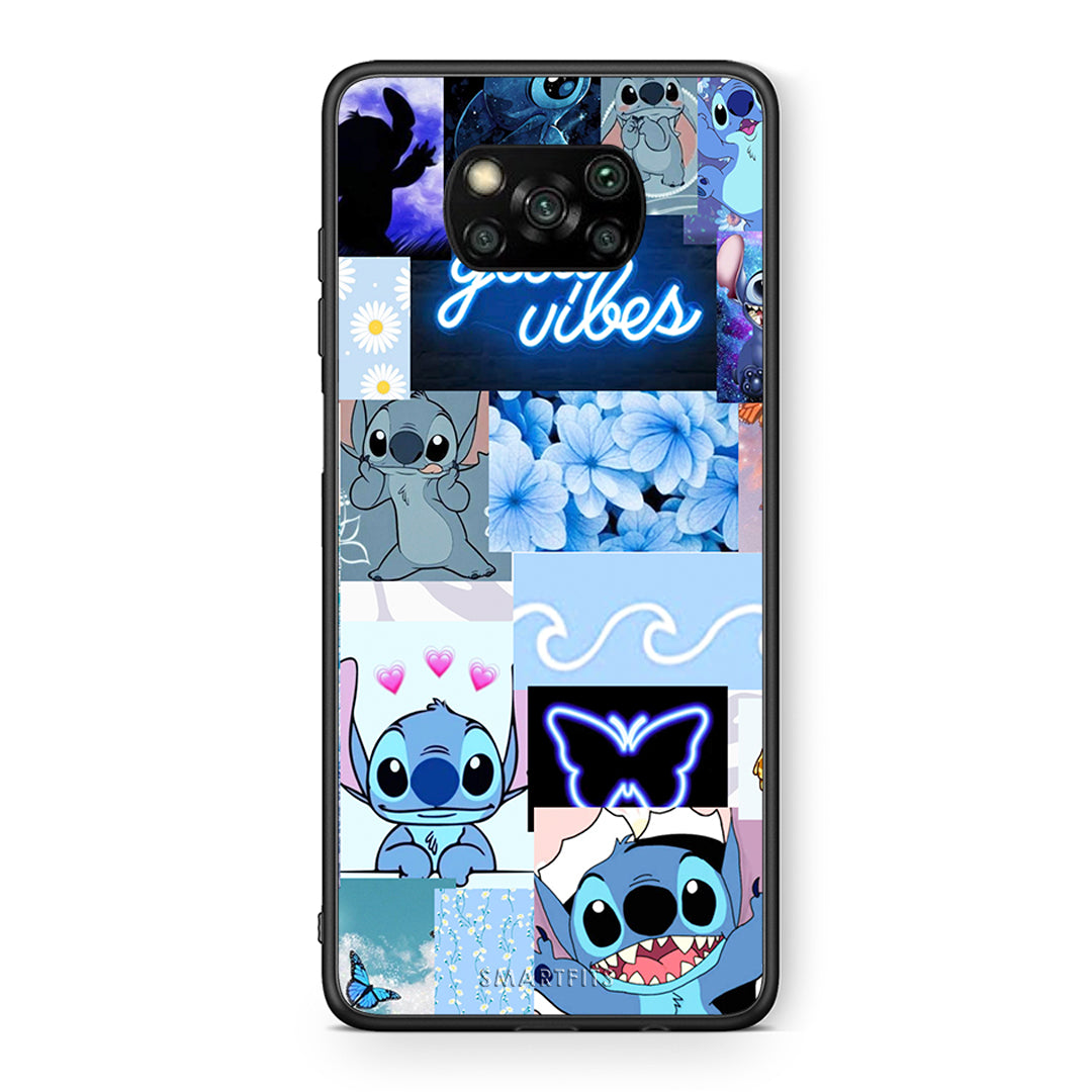 Θήκη Αγίου Βαλεντίνου Xiaomi Poco X3 Collage Good Vibes από τη Smartfits με σχέδιο στο πίσω μέρος και μαύρο περίβλημα | Xiaomi Poco X3 Collage Good Vibes case with colorful back and black bezels