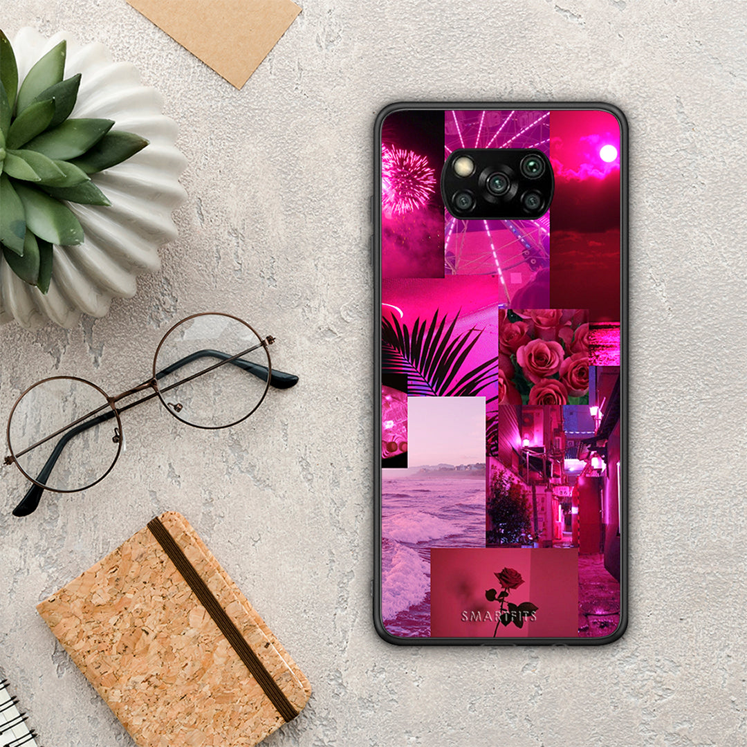 Collage Red Roses - Xiaomi Poco X3 / X3 Pro / X3 NFC θήκη