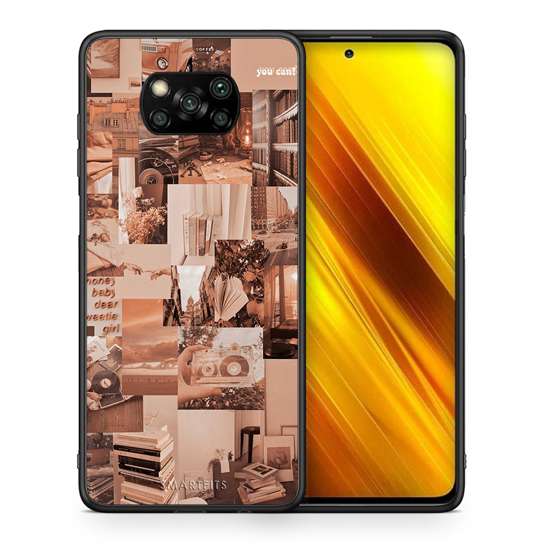 Θήκη Αγίου Βαλεντίνου Xiaomi Poco X3 Collage You Can από τη Smartfits με σχέδιο στο πίσω μέρος και μαύρο περίβλημα | Xiaomi Poco X3 Collage You Can case with colorful back and black bezels
