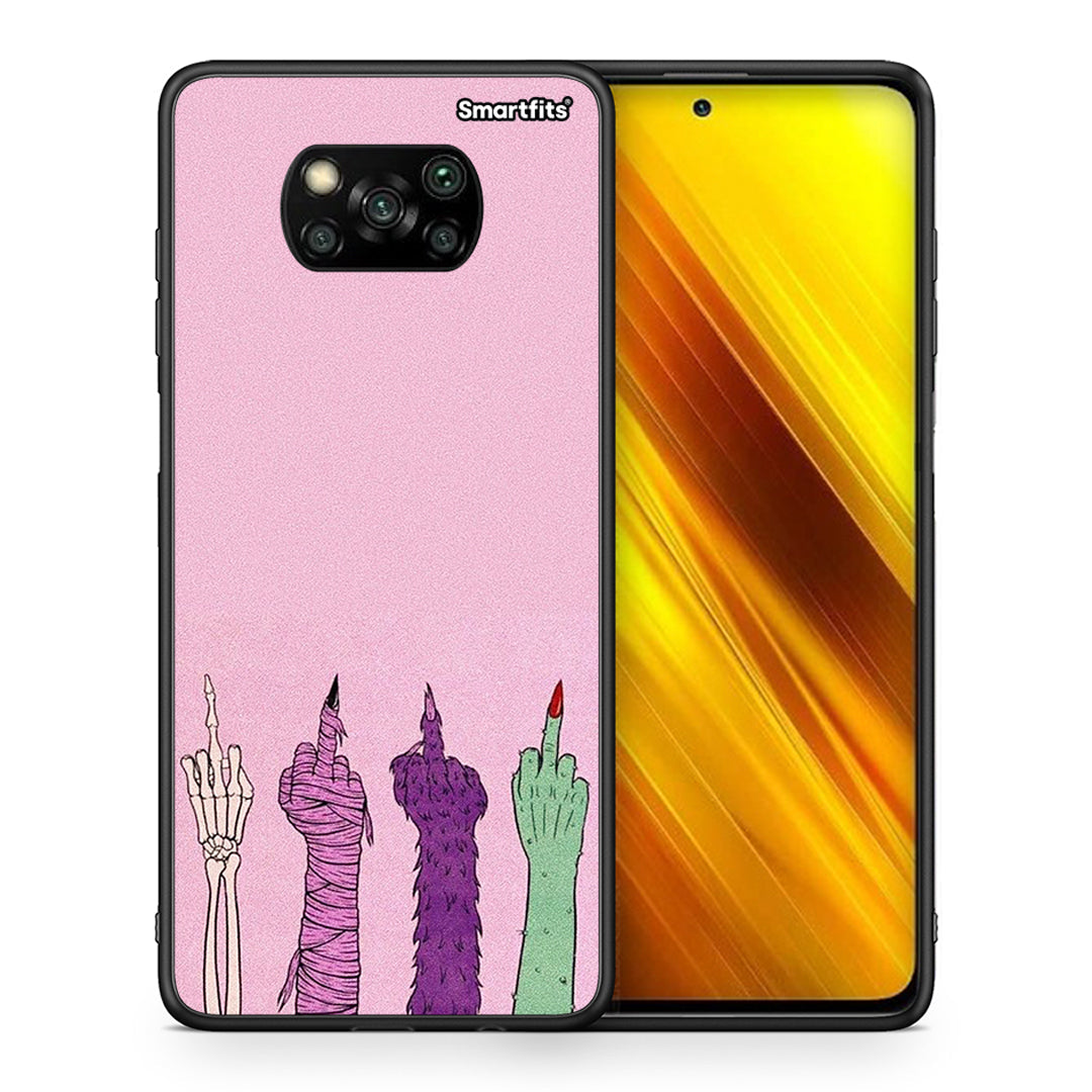 Θήκη Xiaomi Poco X3 Halloween Be A Lady από τη Smartfits με σχέδιο στο πίσω μέρος και μαύρο περίβλημα | Xiaomi Poco X3 Halloween Be A Lady case with colorful back and black bezels