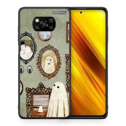 Θήκη Xiaomi Poco X3 Halloween Ghost Season από τη Smartfits με σχέδιο στο πίσω μέρος και μαύρο περίβλημα | Xiaomi Poco X3 Halloween Ghost Season case with colorful back and black bezels
