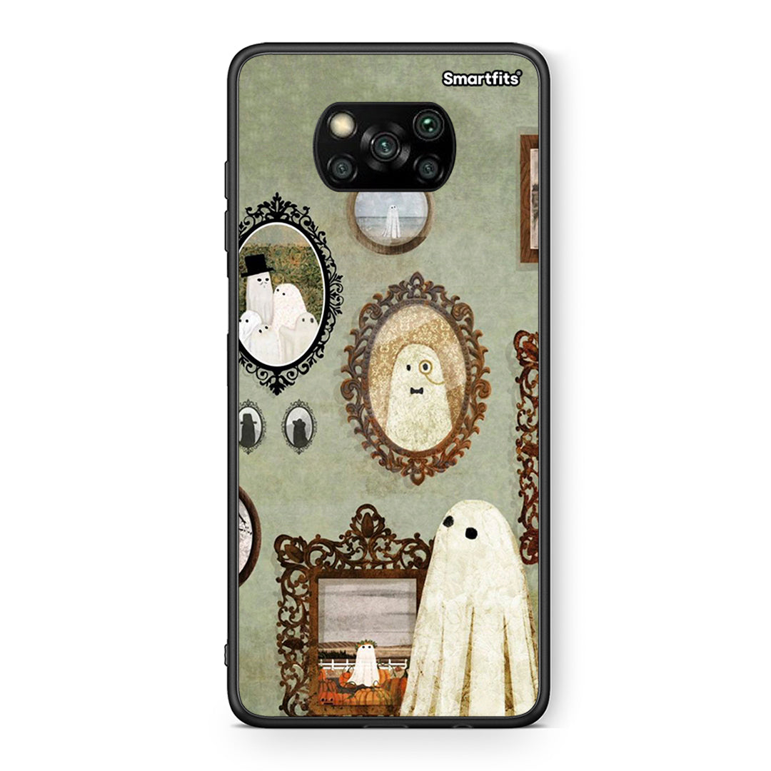 Θήκη Xiaomi Poco X3 Halloween Ghost Season από τη Smartfits με σχέδιο στο πίσω μέρος και μαύρο περίβλημα | Xiaomi Poco X3 Halloween Ghost Season case with colorful back and black bezels