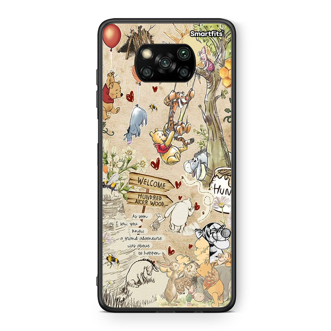 Θήκη Xiaomi Poco X3 Happy Friends από τη Smartfits με σχέδιο στο πίσω μέρος και μαύρο περίβλημα | Xiaomi Poco X3 Happy Friends case with colorful back and black bezels