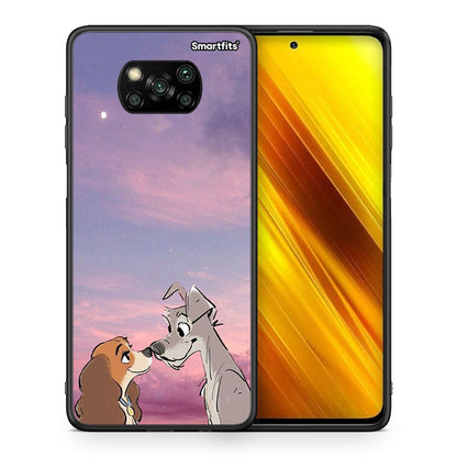 Θήκη Xiaomi Poco X3 Lady And Tramp από τη Smartfits με σχέδιο στο πίσω μέρος και μαύρο περίβλημα | Xiaomi Poco X3 Lady And Tramp case with colorful back and black bezels