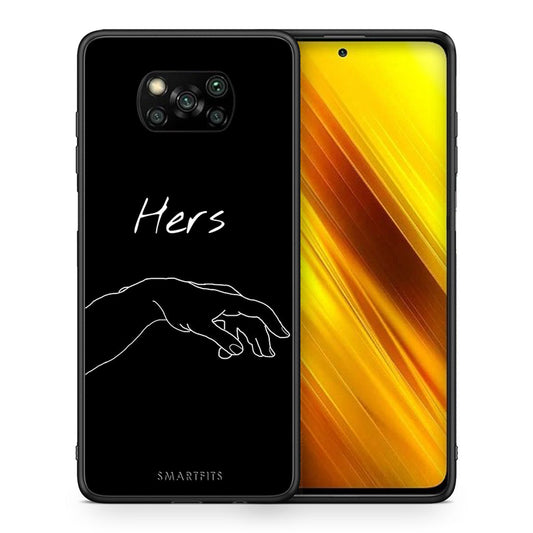 Θήκη Αγίου Βαλεντίνου Xiaomi Poco X3 Aeshetic Love 1 από τη Smartfits με σχέδιο στο πίσω μέρος και μαύρο περίβλημα | Xiaomi Poco X3 Aeshetic Love 1 case with colorful back and black bezels