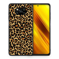 Thumbnail for Θήκη Xiaomi Poco X3 Leopard Animal από τη Smartfits με σχέδιο στο πίσω μέρος και μαύρο περίβλημα | Xiaomi Poco X3 Leopard Animal case with colorful back and black bezels