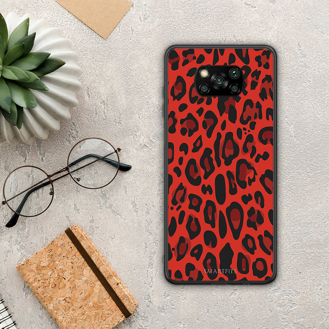 Animal Red Leopard - Xiaomi Poco X3 / X3 Pro / X3 NFC θήκη