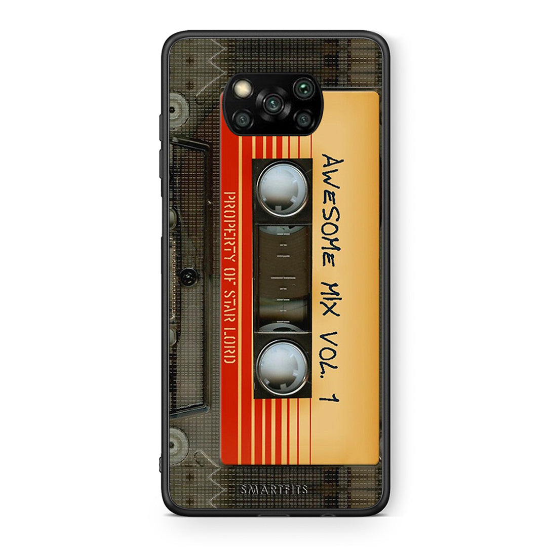 Θήκη Xiaomi Poco X3 Awesome Mix από τη Smartfits με σχέδιο στο πίσω μέρος και μαύρο περίβλημα | Xiaomi Poco X3 Awesome Mix case with colorful back and black bezels