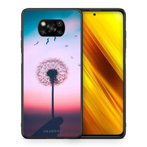 Θήκη Xiaomi Poco X3 Wish Boho από τη Smartfits με σχέδιο στο πίσω μέρος και μαύρο περίβλημα | Xiaomi Poco X3 Wish Boho case with colorful back and black bezels
