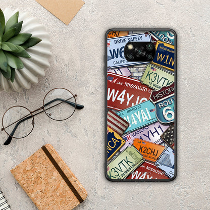 Car Plates - Xiaomi Poco X3 / X3 Pro / X3 NFC θήκη