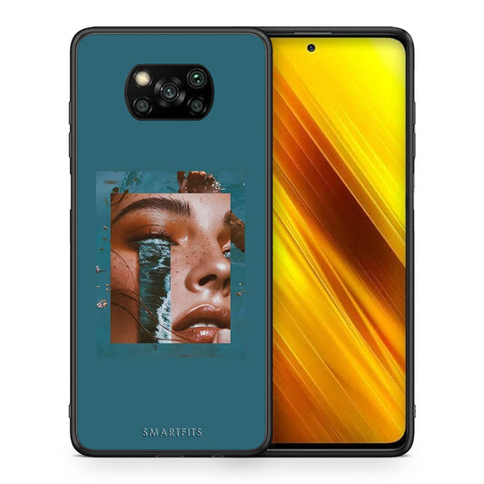 Θήκη Xiaomi Poco X3 Cry An Ocean από τη Smartfits με σχέδιο στο πίσω μέρος και μαύρο περίβλημα | Xiaomi Poco X3 Cry An Ocean case with colorful back and black bezels