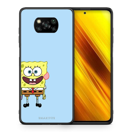 Θήκη Xiaomi Poco X3 Friends Bob από τη Smartfits με σχέδιο στο πίσω μέρος και μαύρο περίβλημα | Xiaomi Poco X3 Friends Bob case with colorful back and black bezels