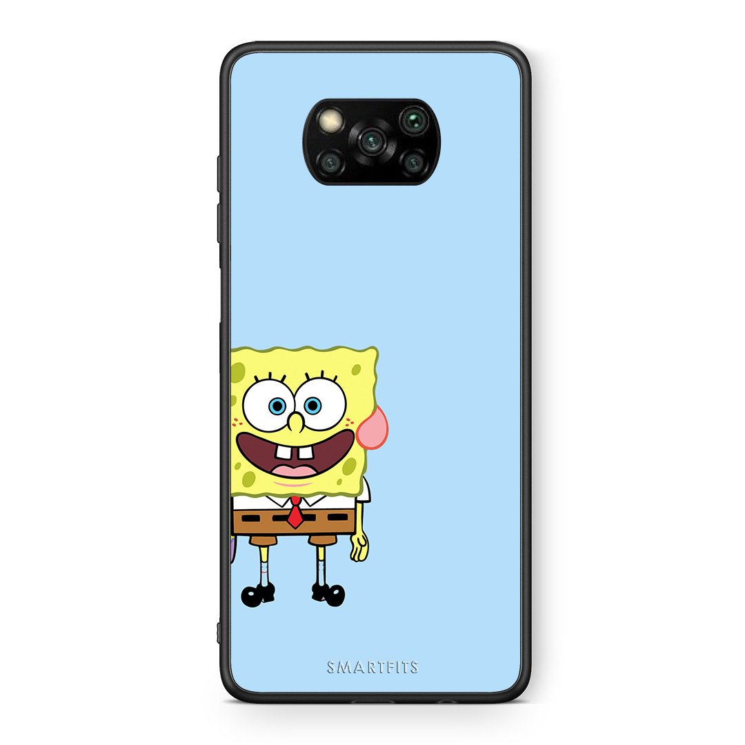 Θήκη Xiaomi Poco X3 Friends Bob από τη Smartfits με σχέδιο στο πίσω μέρος και μαύρο περίβλημα | Xiaomi Poco X3 Friends Bob case with colorful back and black bezels