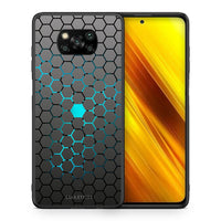 Thumbnail for Θήκη Xiaomi Poco X3 Hexagonal Geometric από τη Smartfits με σχέδιο στο πίσω μέρος και μαύρο περίβλημα | Xiaomi Poco X3 Hexagonal Geometric case with colorful back and black bezels