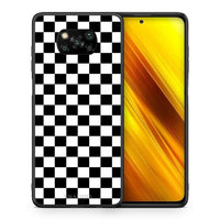 Thumbnail for Θήκη Xiaomi Poco X3 Squares Geometric από τη Smartfits με σχέδιο στο πίσω μέρος και μαύρο περίβλημα | Xiaomi Poco X3 Squares Geometric case with colorful back and black bezels