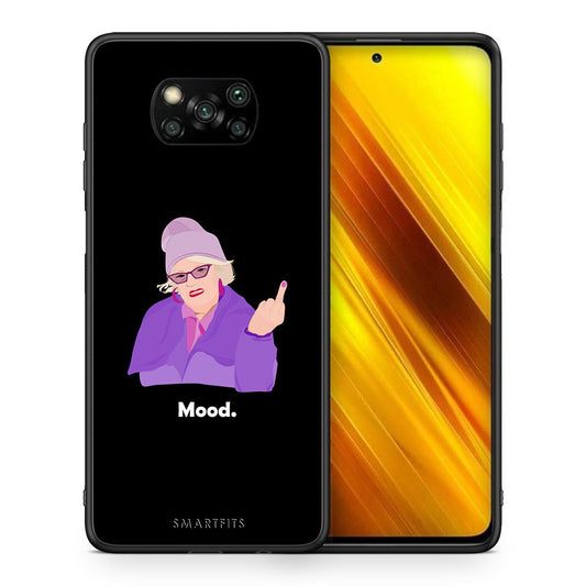 Θήκη Xiaomi Poco X3 Grandma Mood Black από τη Smartfits με σχέδιο στο πίσω μέρος και μαύρο περίβλημα | Xiaomi Poco X3 Grandma Mood Black case with colorful back and black bezels